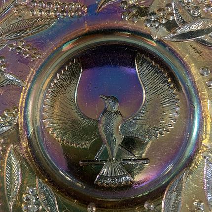 Crown Crystal Glass Piping Shrike